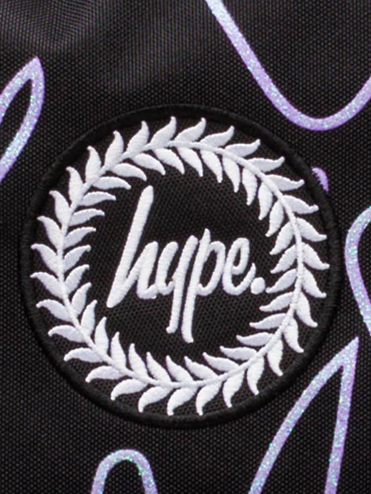 Hype. Glitter Scribble Hearts Iconic Backpack