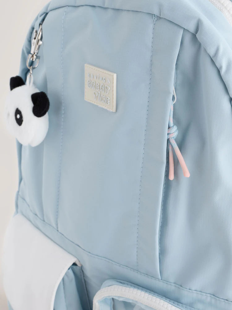 Blue/Panda - Panda motif backpack