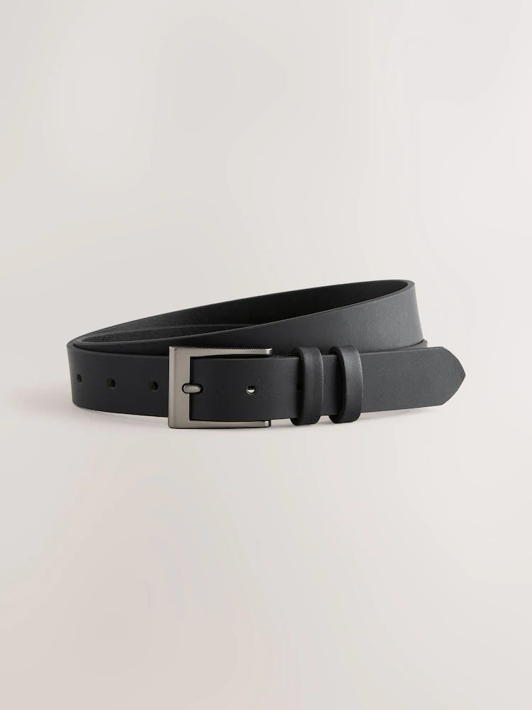 Black Chocolate Brown - Leather Belts 2-Pack