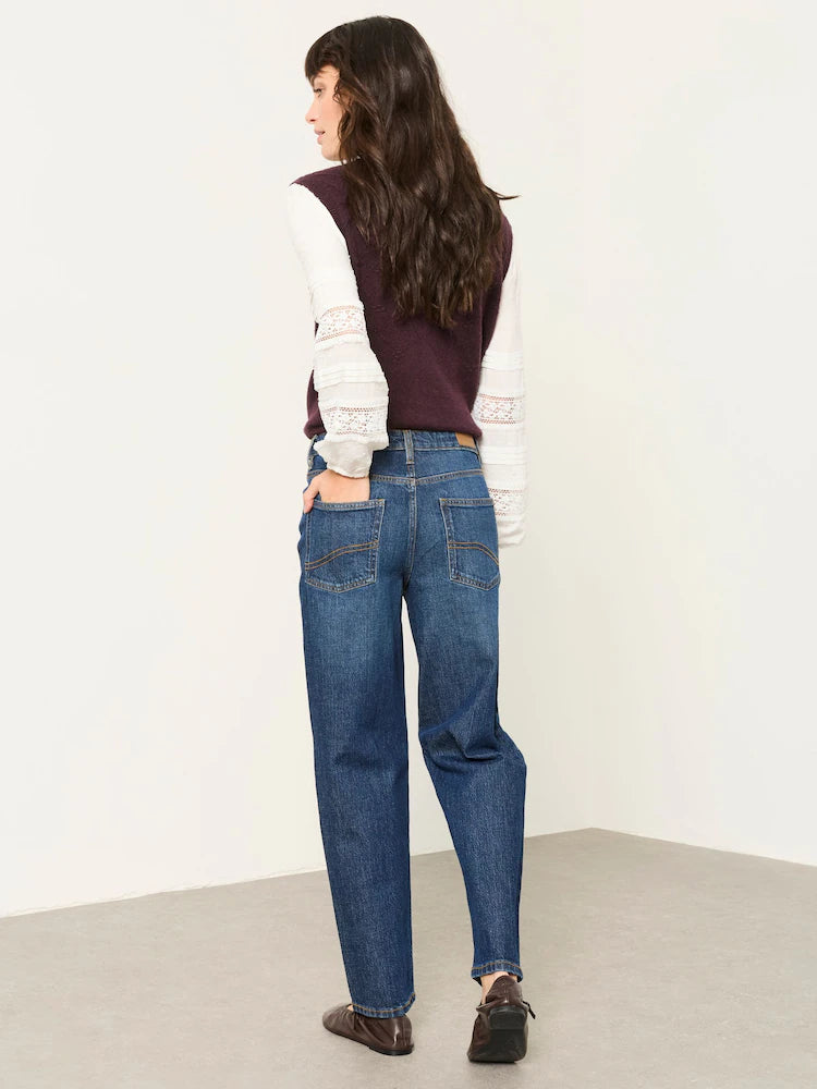 Dunkelblau - FatFace Tapered Leg Jeans