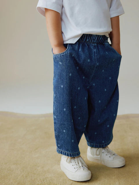 Blue Spot - Pullon Barrel Jeans