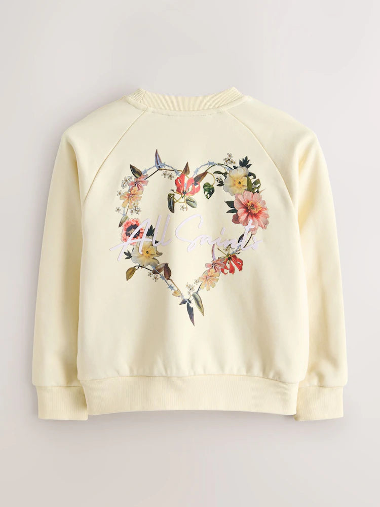 smALLSAINTS Cygni Side Poppers Oversized Sweatshirt