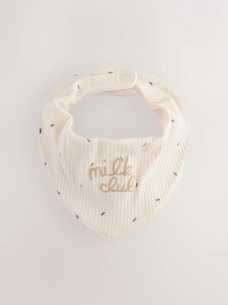 Neutral/Milk Club - Baby Hat & Bib Set