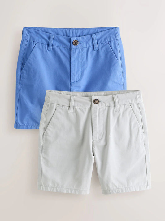 Grey, Blue - Chino Shorts (3–16 years)