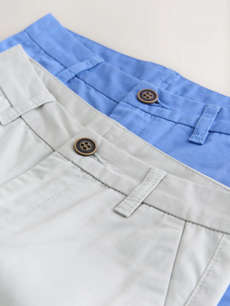 Grey, Blue - Chino Shorts (3–16 years)