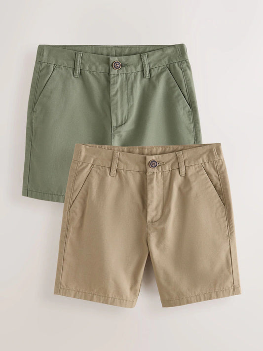 Khaki/Tan Chino Shorts (3-16yrs)