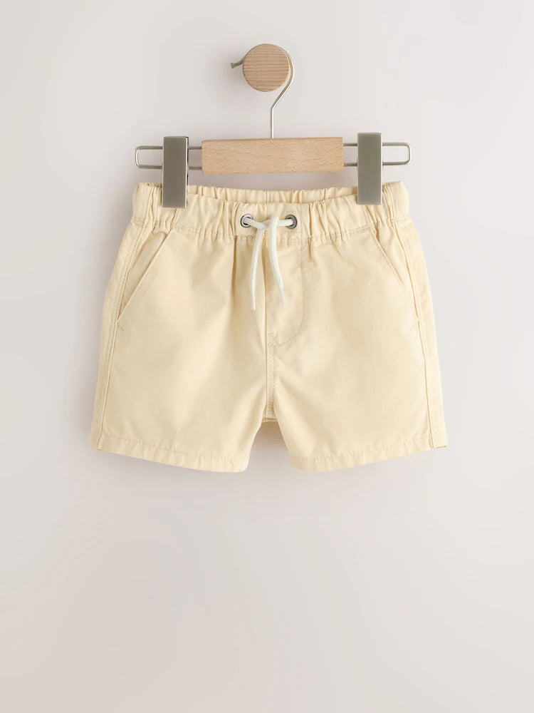 Orange/Yellow/Green/Pink/Blue - Pull-on shorts in a pack of 5 (3 months–7 years)