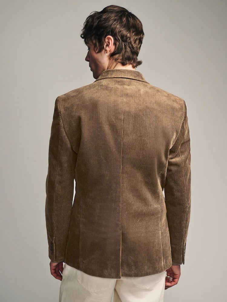 Natural/Brown - Corduroy Blazer