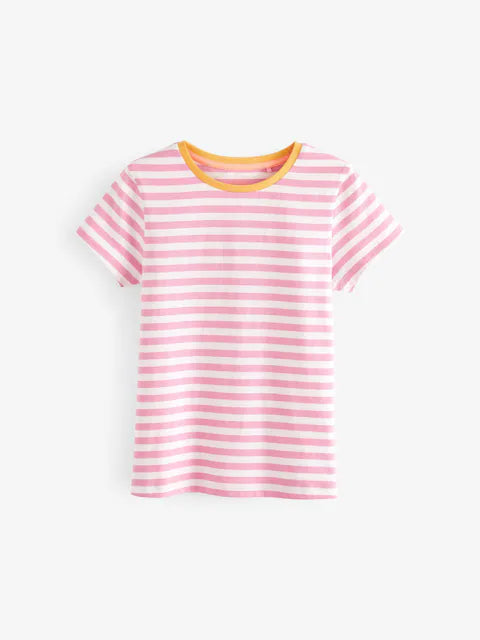 Mehrfarbig gestreift - T-Shirts im 7er-Pack (3–16 J.)