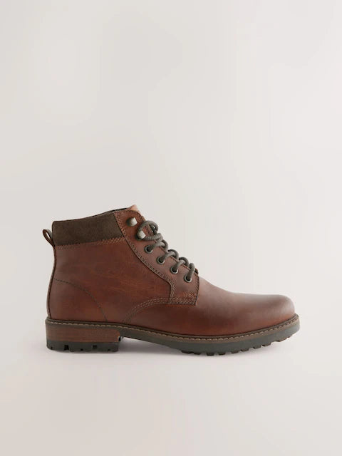 Light brown leather boots
