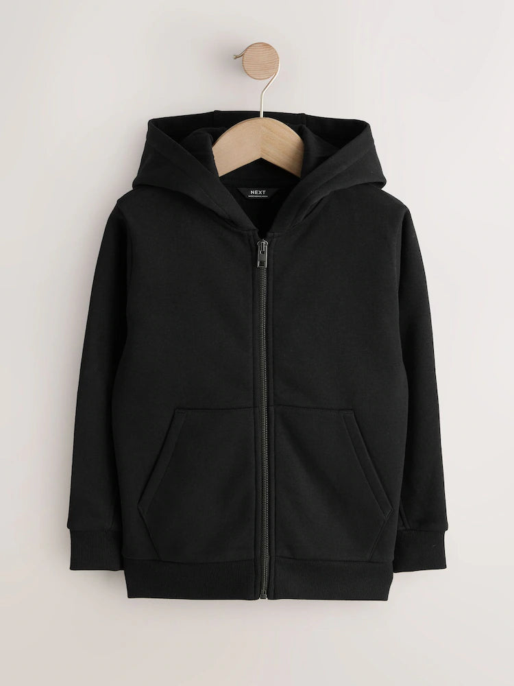 Black Plain Hoodie (3-16yrs)