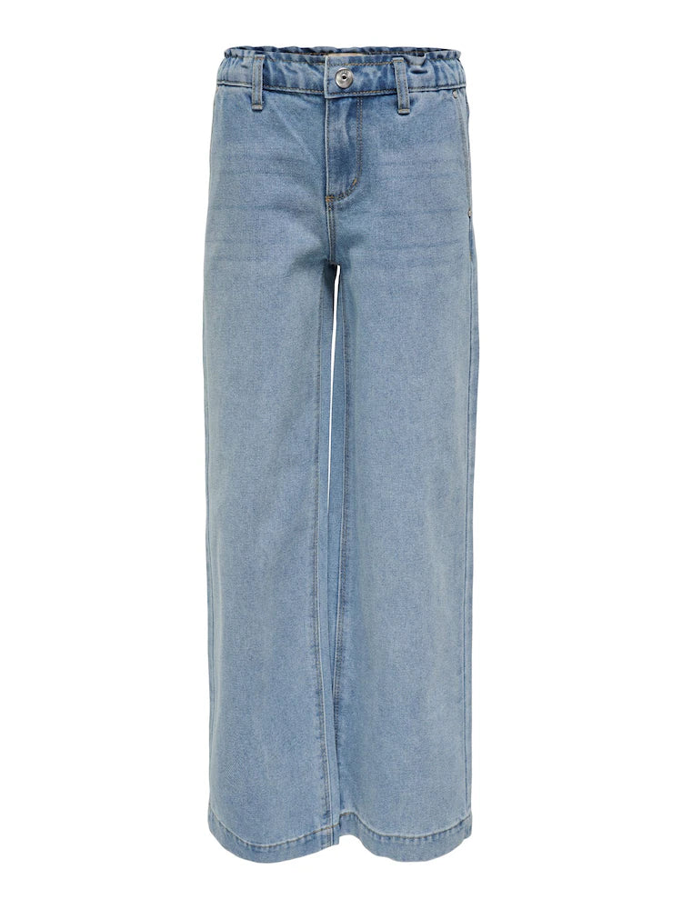 ONLY KIDS Commet Wide Leg Elasticated Waist Jeans