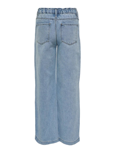 ONLY KIDS Commet Wide Leg Elasticated Waist Jeans