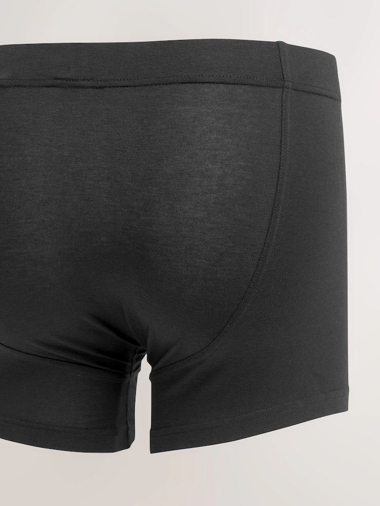Schwarz - 10er-Pack - A-Front Boxershorts