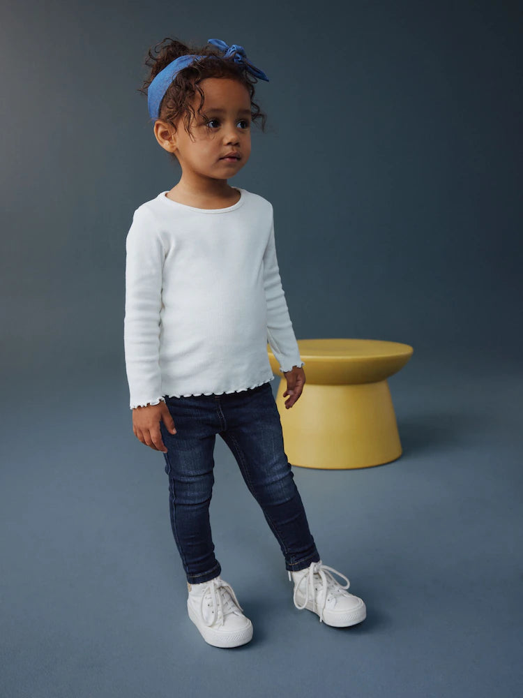 Denim in dunkler Waschung - Super Skinny Fit Jeggings