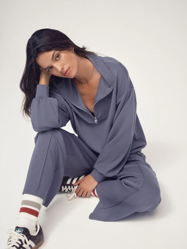 Red - Long Tall Sally Leggings with wide leg and side stripes