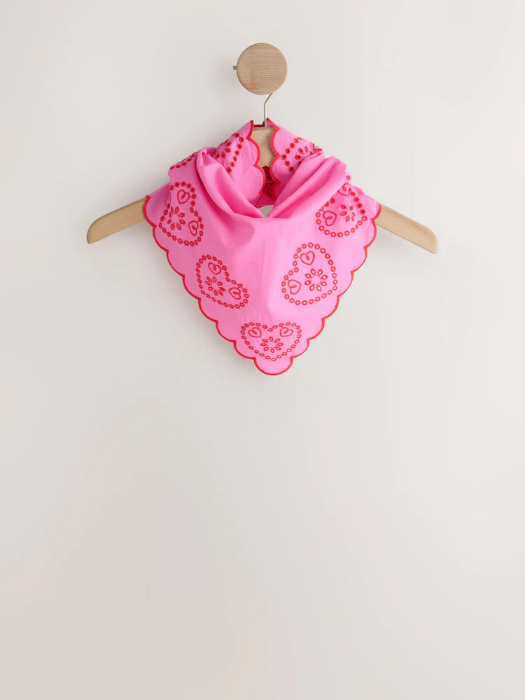 Pink Heart - Headscarf