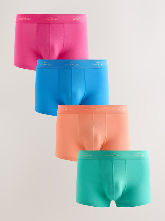 Blue/Orange Bight - Supima Cotton Signature Comfort Soft Trunks