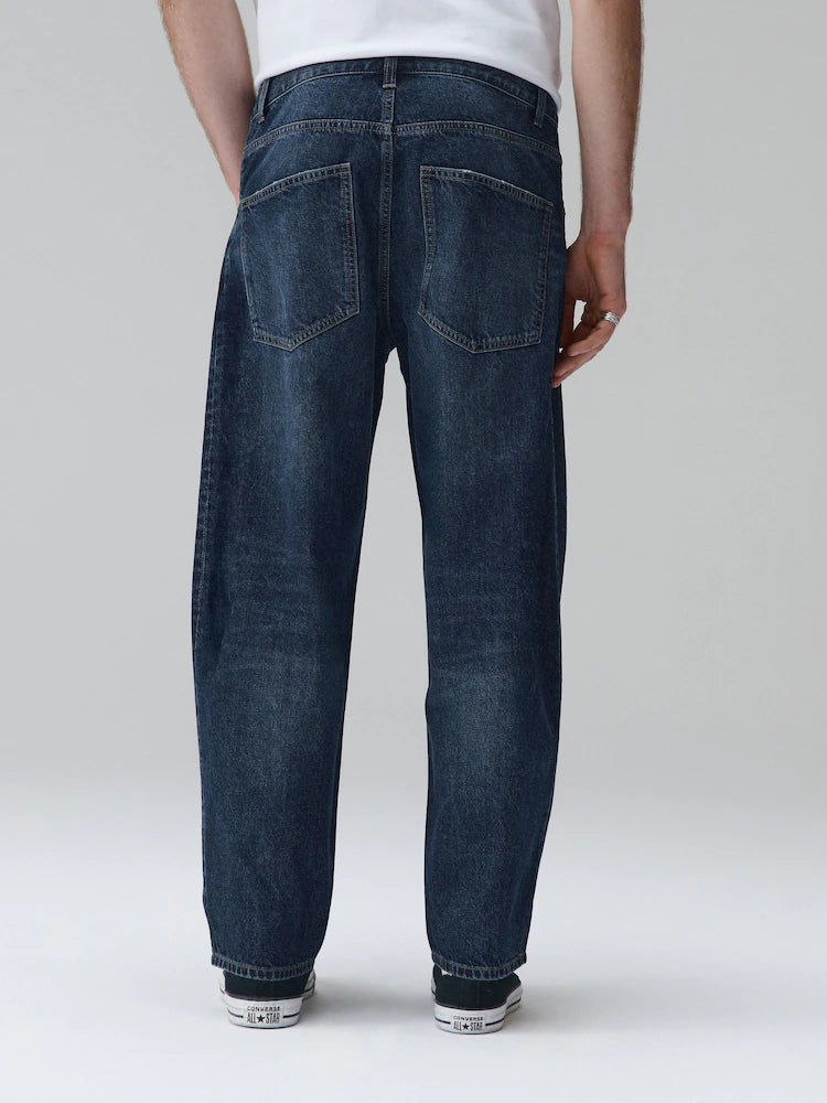 Blue vintage wash - Barrel fit - Authentic Jeans