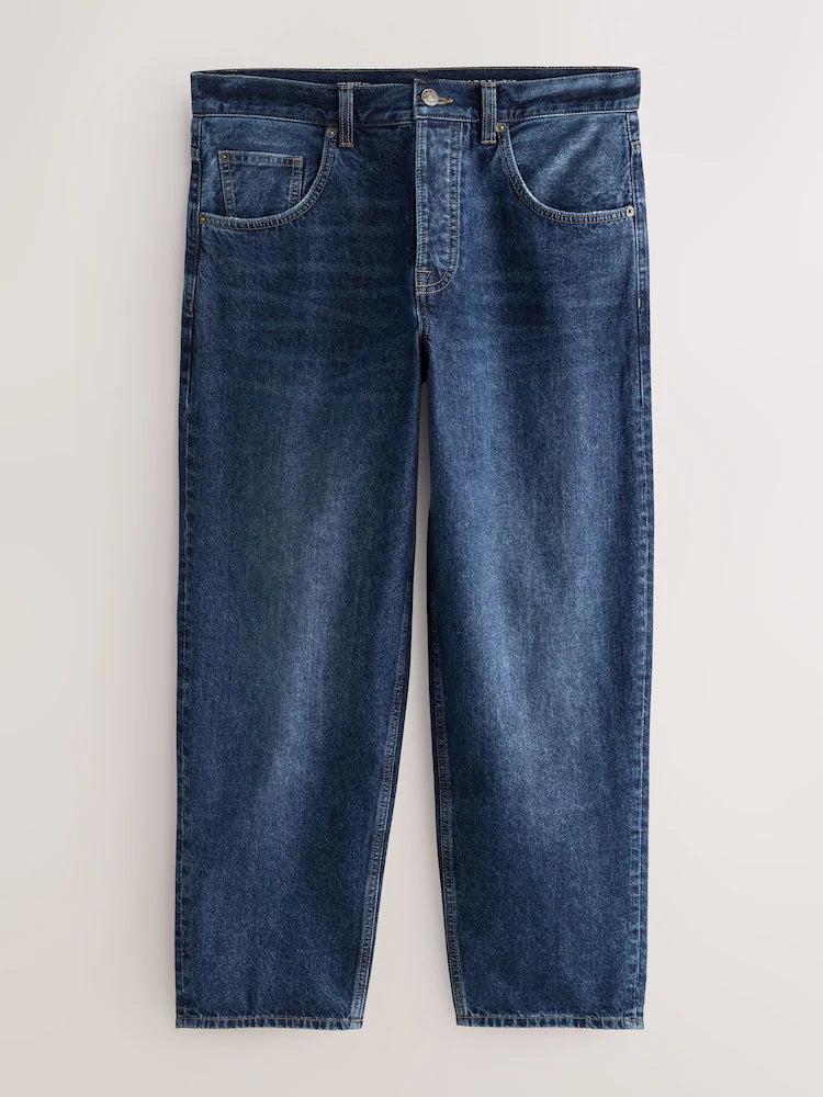 Blue vintage wash - Barrel fit - Authentic Jeans