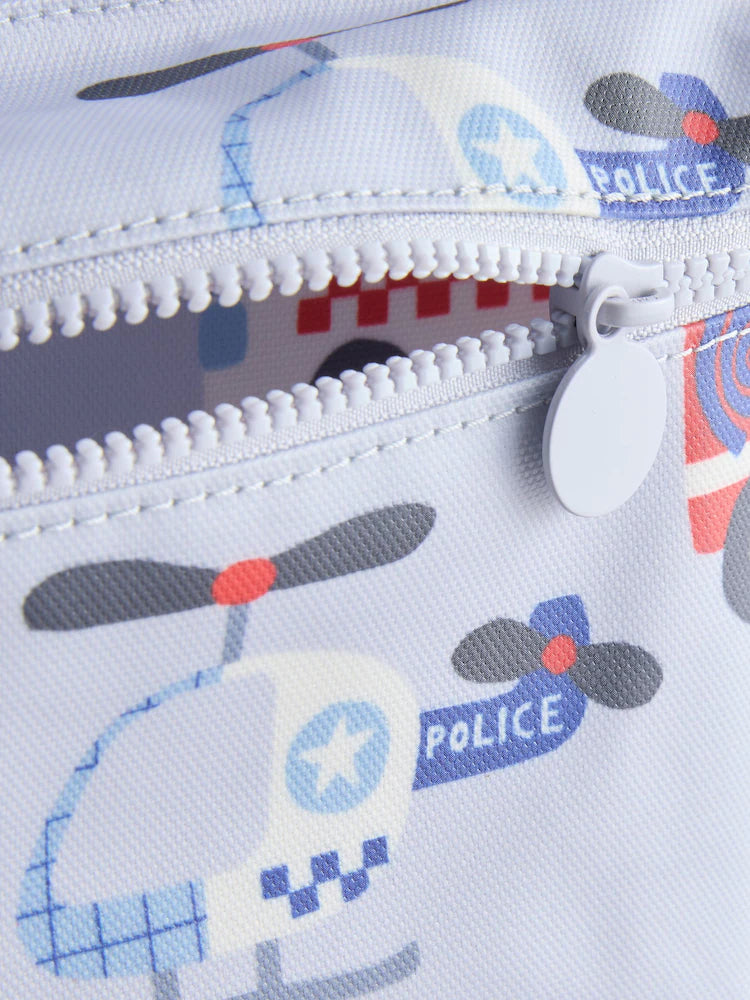 Light blue women's clothing item - backpacks