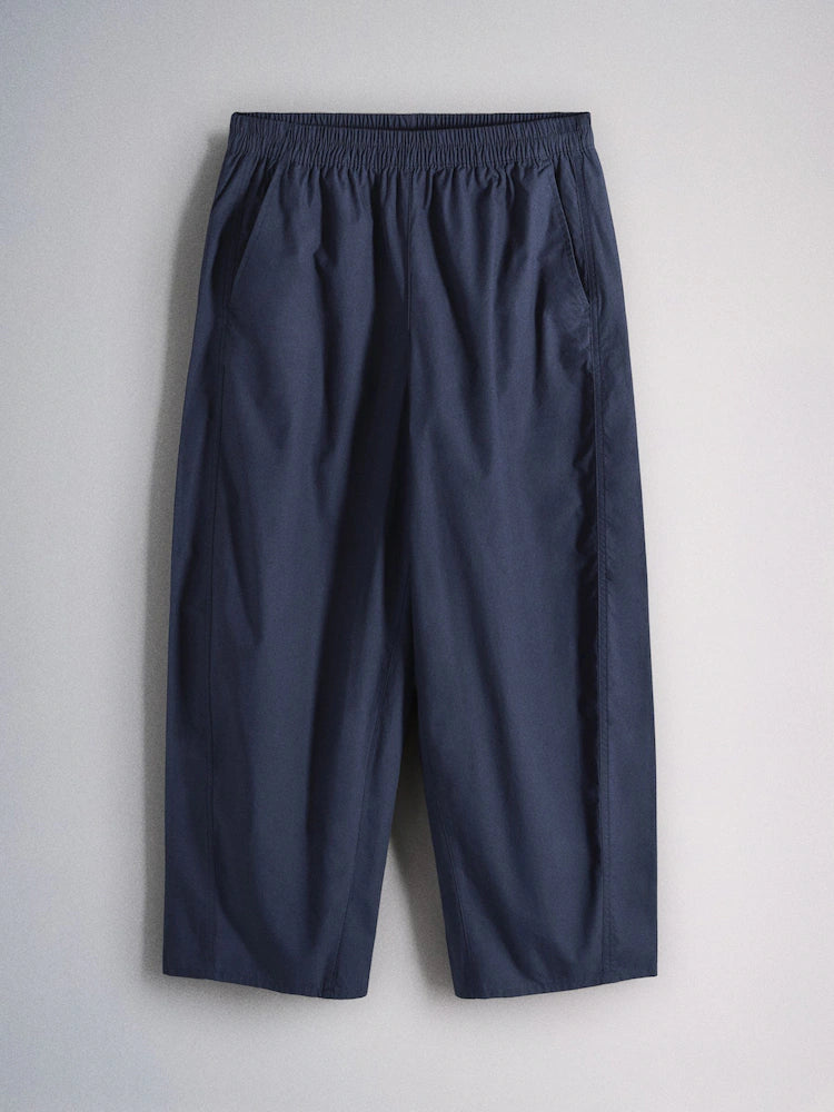 The Set 2 Pack Lightweight Cotton Barrel Leg Trousers