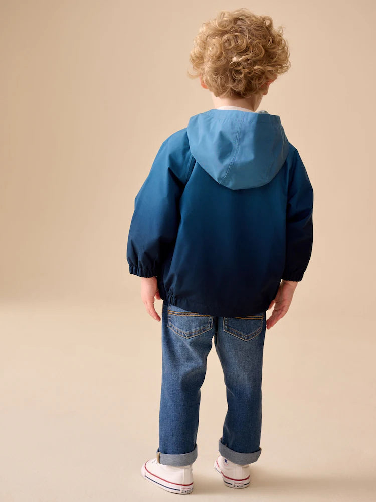 Ombre, Blue - Waterproof Rain Jacket (3 months to 7 years)