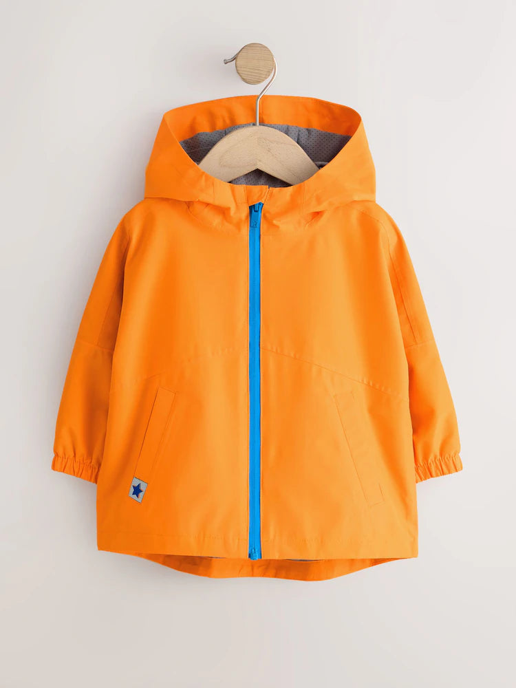 Orange - Waterproof Cagoule (3 months–7 years)