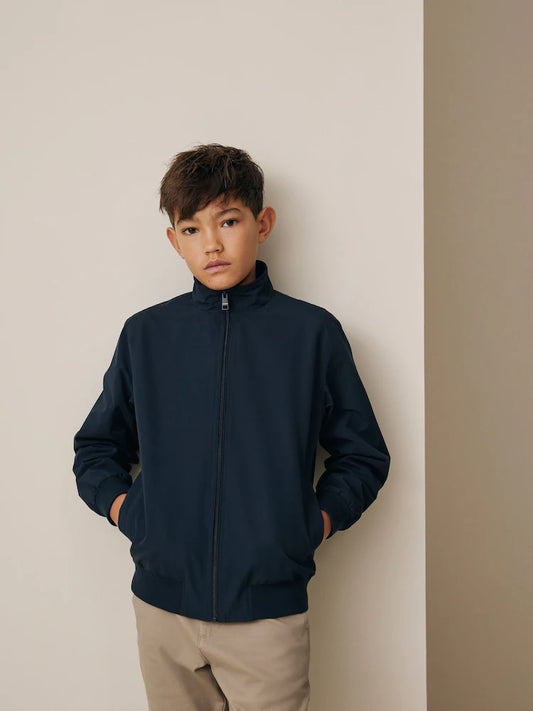 Navy blue - Harrington jacket (3-16 years)