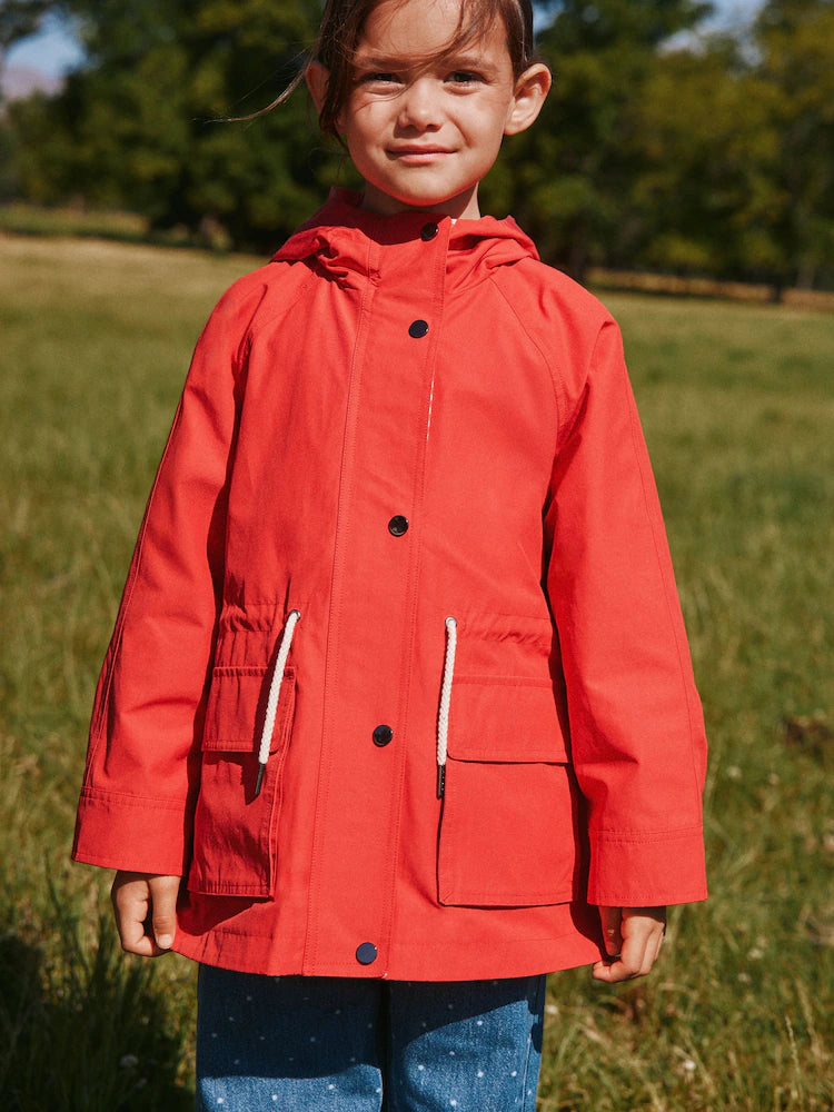 Rot - Regenmantel, Spritzwasserbeständig (3-16Jahre)