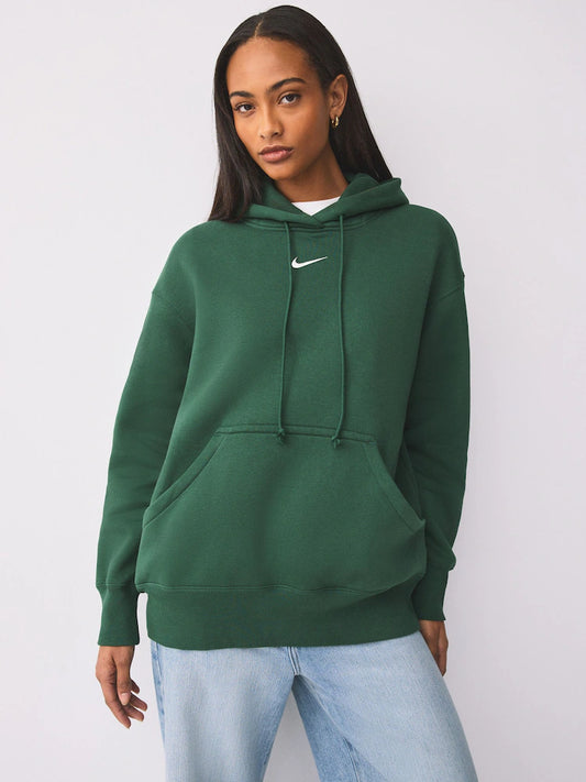 Pine Green - Nike Phoenix Oversized Fleece Hoodie