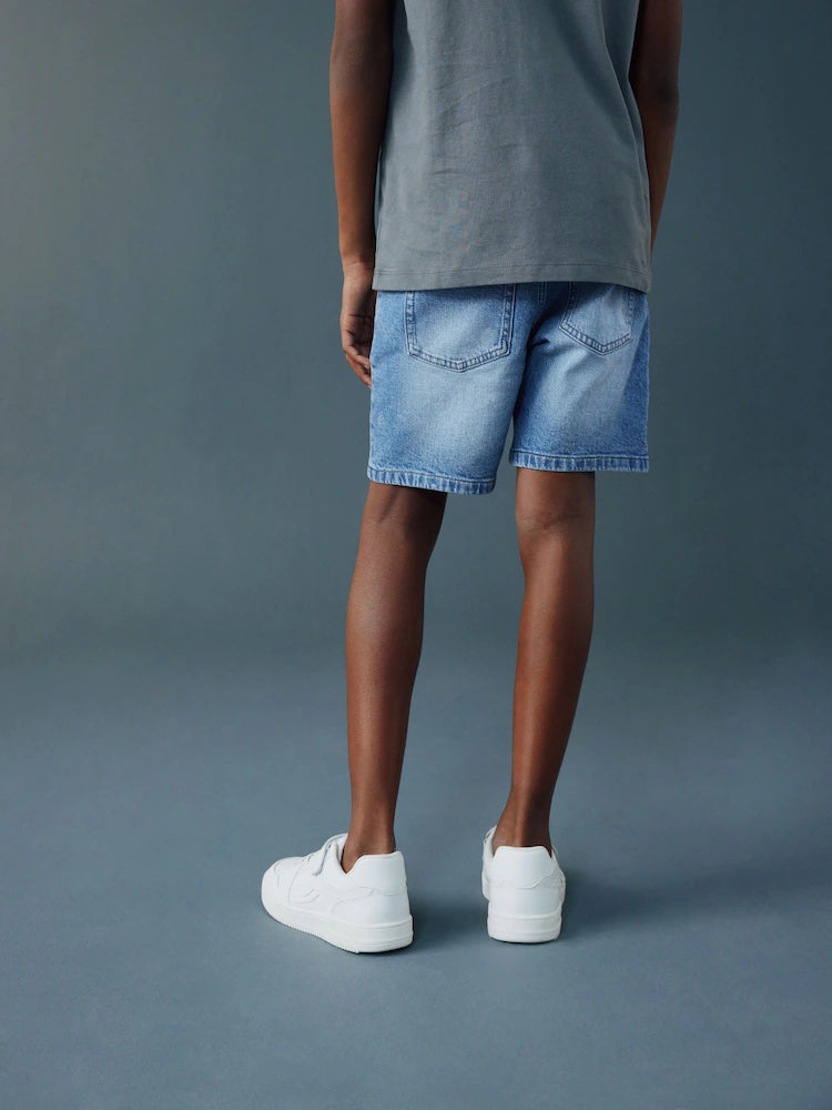 Light blue denim shorts (3-16 years)
