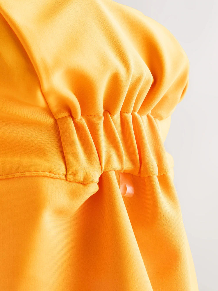 Bright orange legionary bathing cap