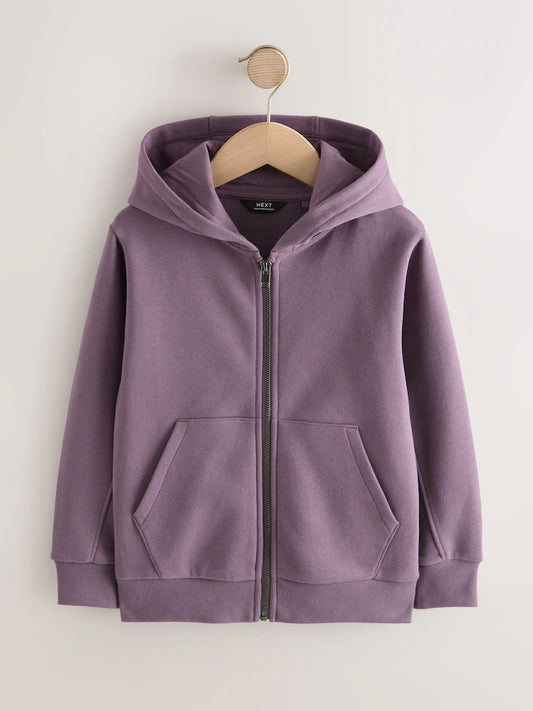Purple - Plain Hoodie (3-16 yrs)
