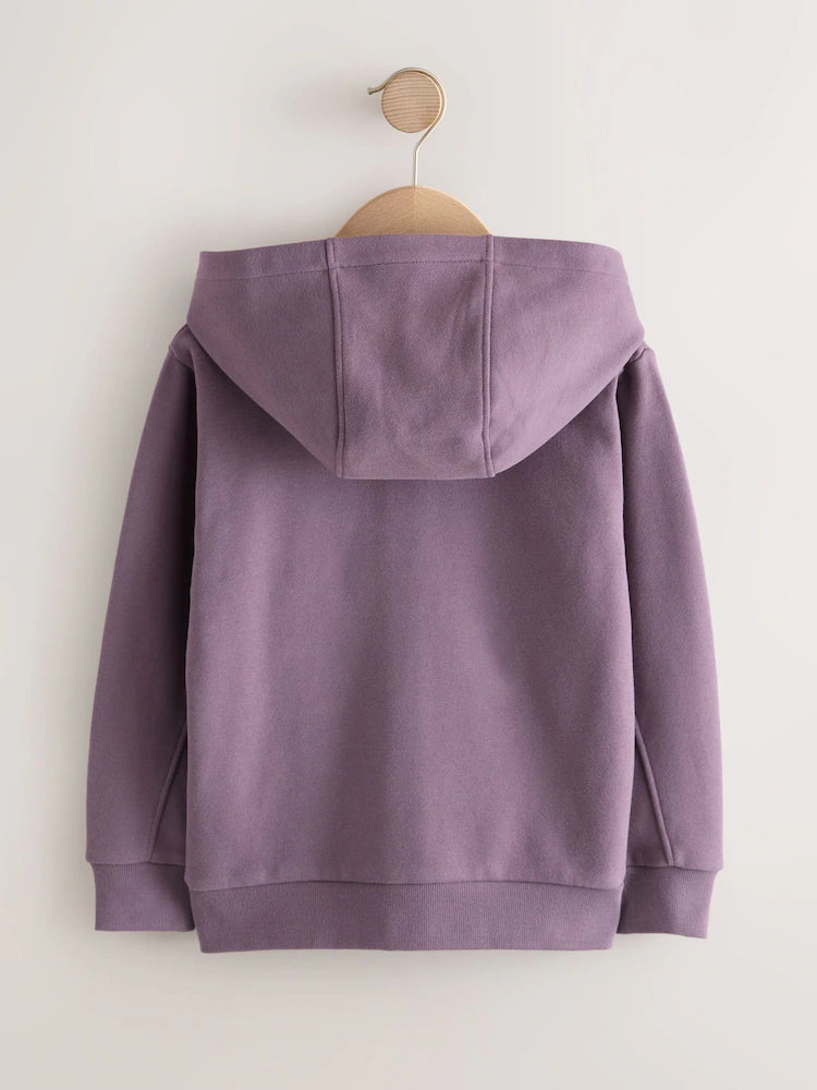 Purple - Plain Hoodie (3-16 yrs)