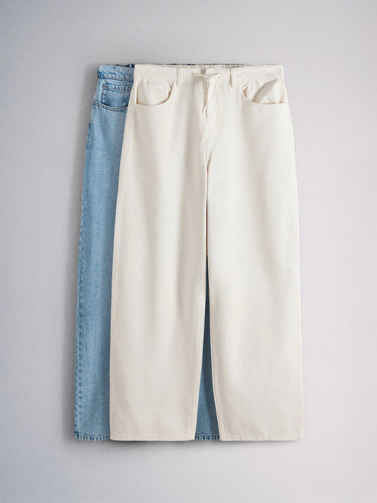 The Set 2 Pack Lightweight Pull-On Jeans