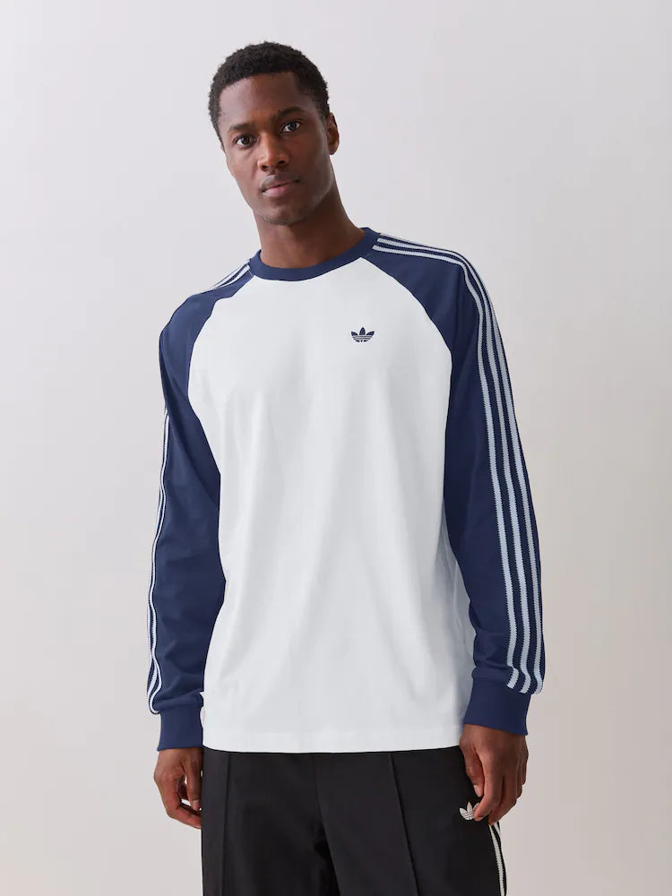 Light blue - adidas Originals Britcore long-sleeved Cali sweatshirt
