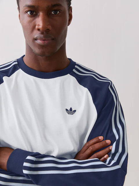 Light blue - adidas Originals Britcore long-sleeved Cali sweatshirt