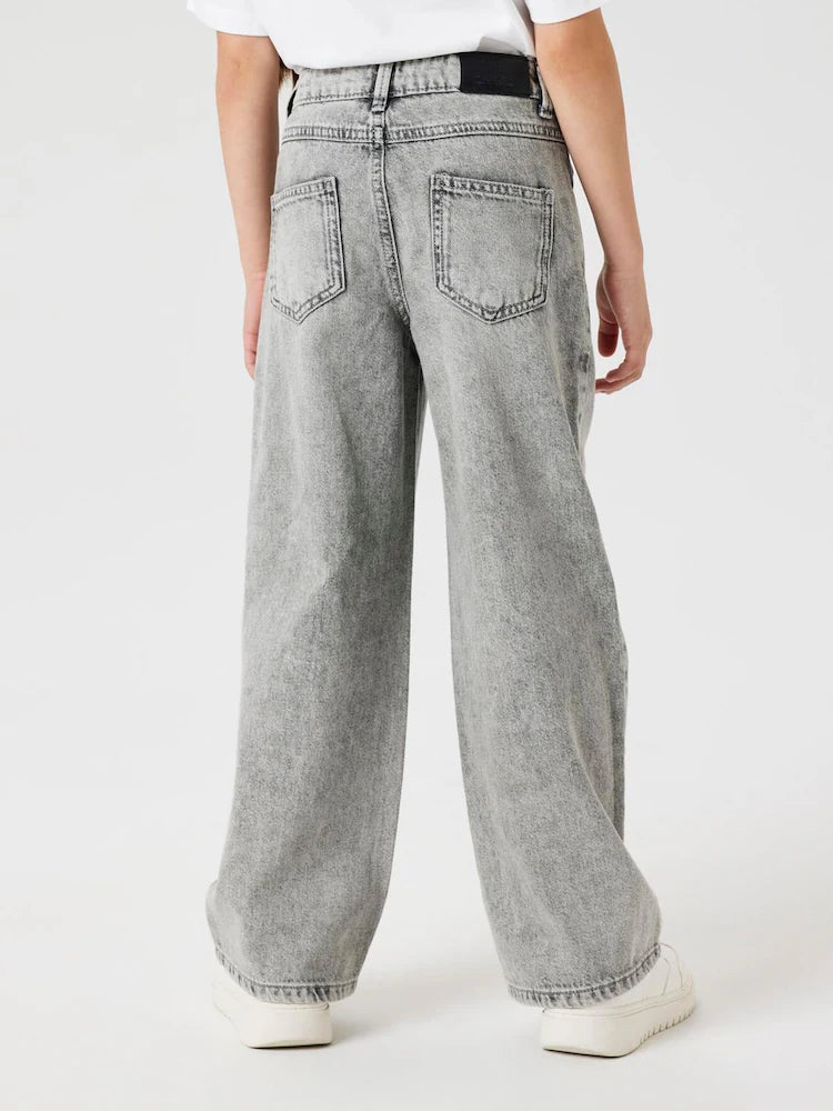 Grau - Name It – Jeans mit weitem Bein