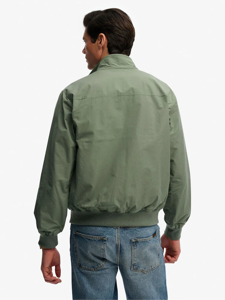 Green - Superdry Classic Harrington Jacket