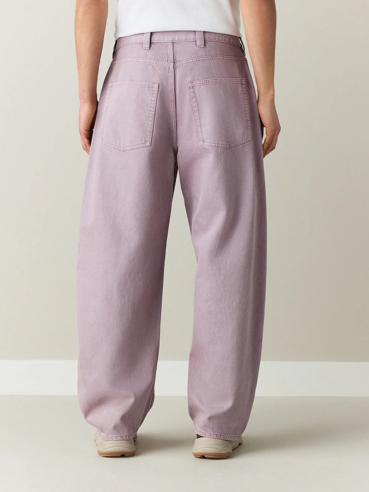 Lilac-Violet - Balloon Fit - Jeans