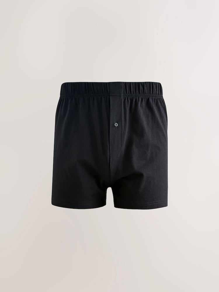 Black - Essential loose-fit boxer shorts