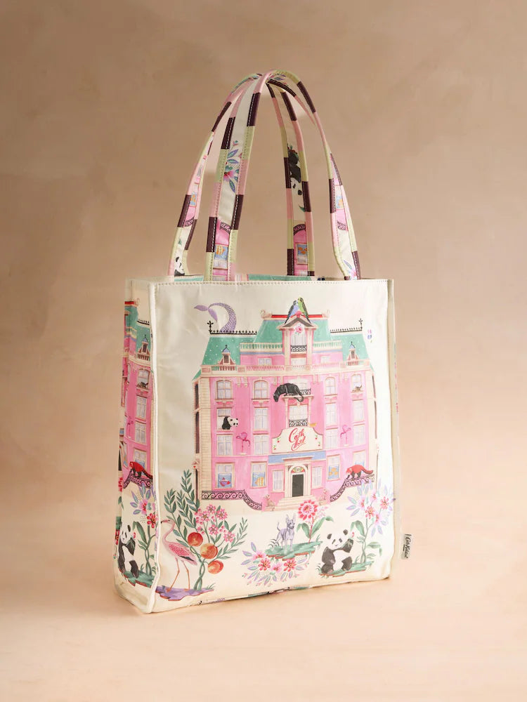 Cath Kidston Hotel Print Large Bonded Tote Bag